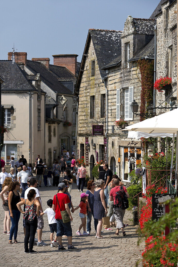 Rochefort-en-Terre Dorf, Bretagne, Frankreich