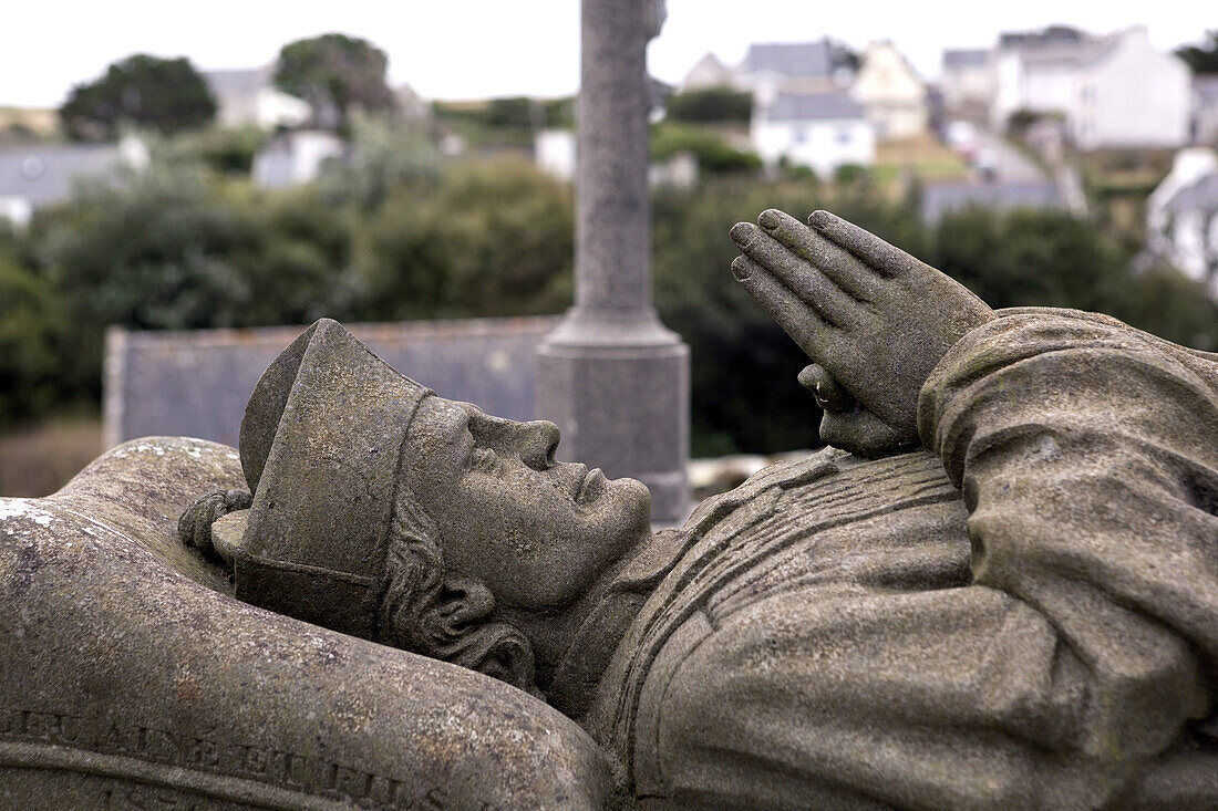 Platzieren Sie del'Eglise, Ouessant Insel, Bretagne, Frankreich
