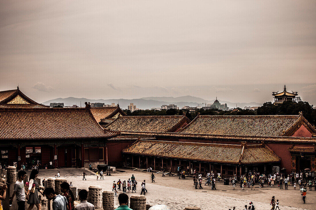Overlooking the Forbidden City in Beijing, China