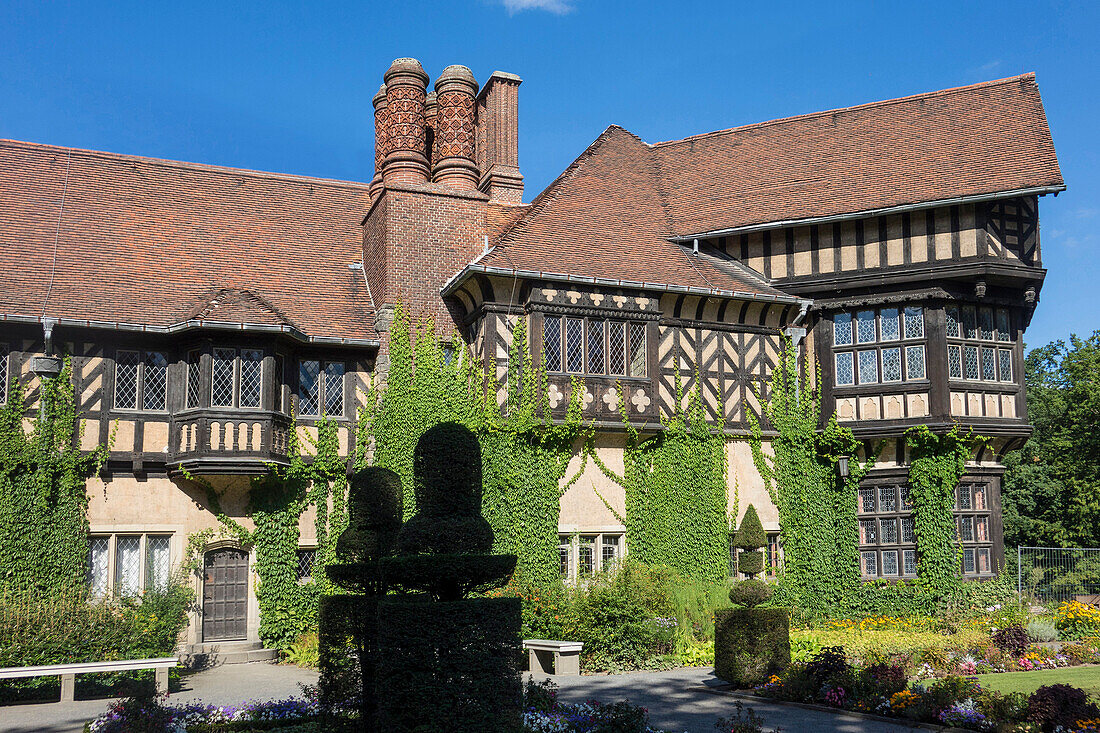 Schloss Cecilienhof, scene of the 1945 Conference at the end of World War II, Potsdam, Brandenburg, near Berlin, Germany, Europe