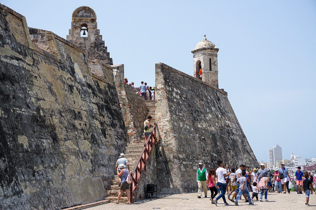 Fort San Felipe, Cartagena, UNESCO World Heritage Site, Colombia, South America