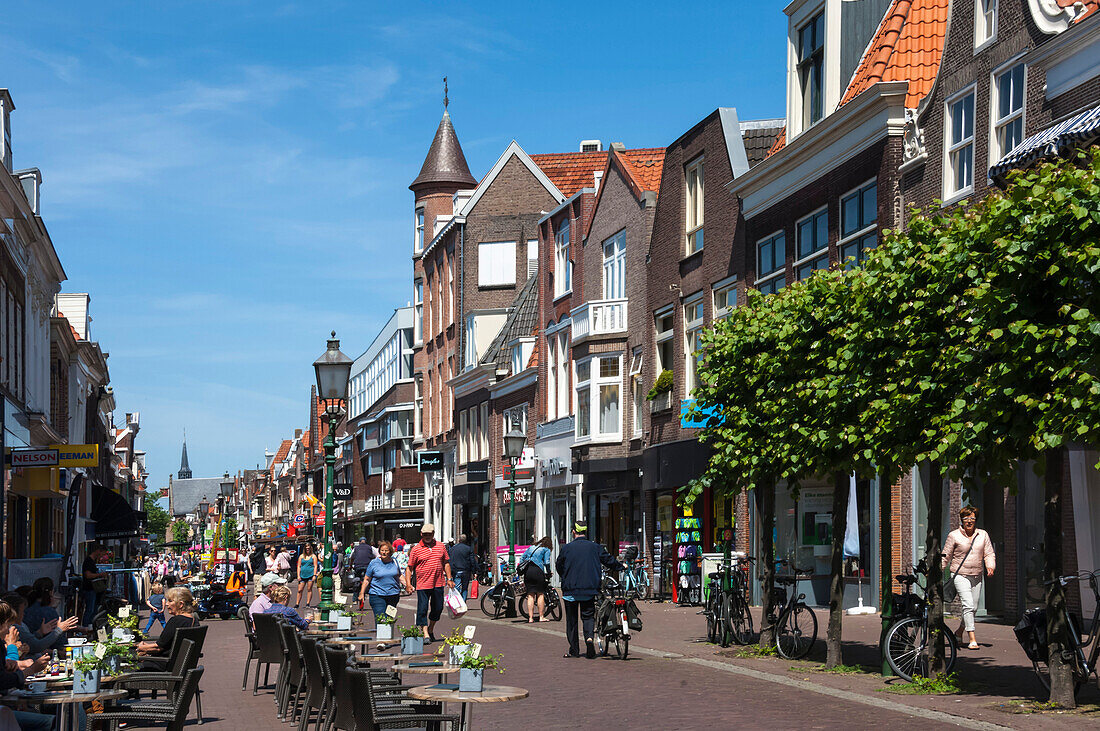 Street scene, Hoorn, Holland, Europe