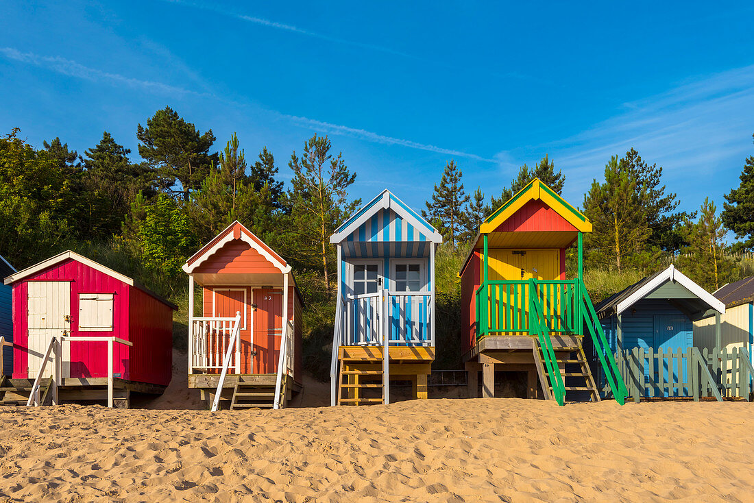 Wells-next-the-Sea Beach, North Norfolk, Norfolk, England, United Kingdom, Europe