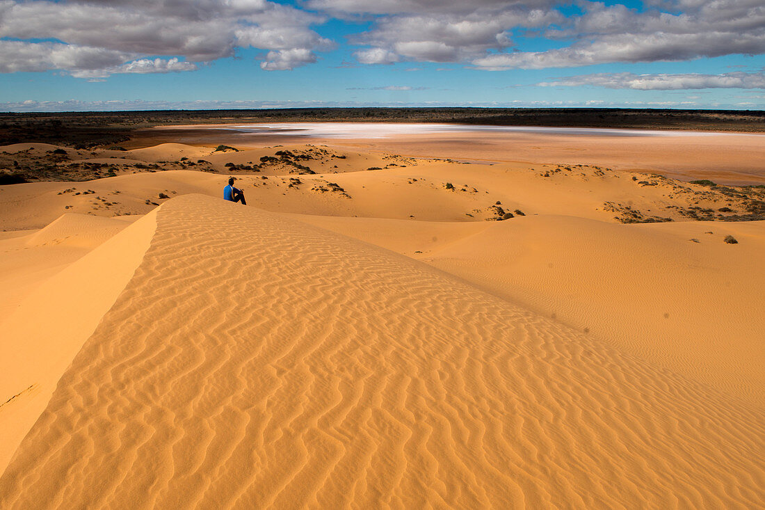 Sand dunes near Lake Harris, Lake Harris, Australia, South Australia