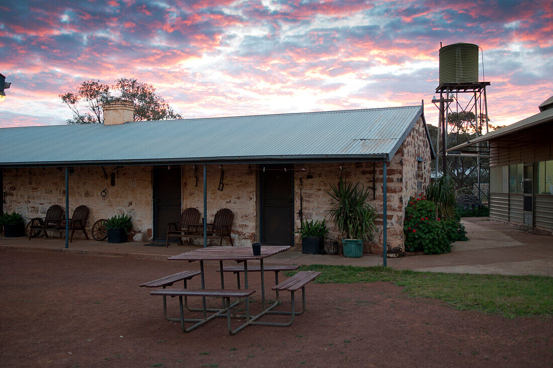 The buildings of the Mt. Ive Station, Mt. Ive Station, Australia, South Australia