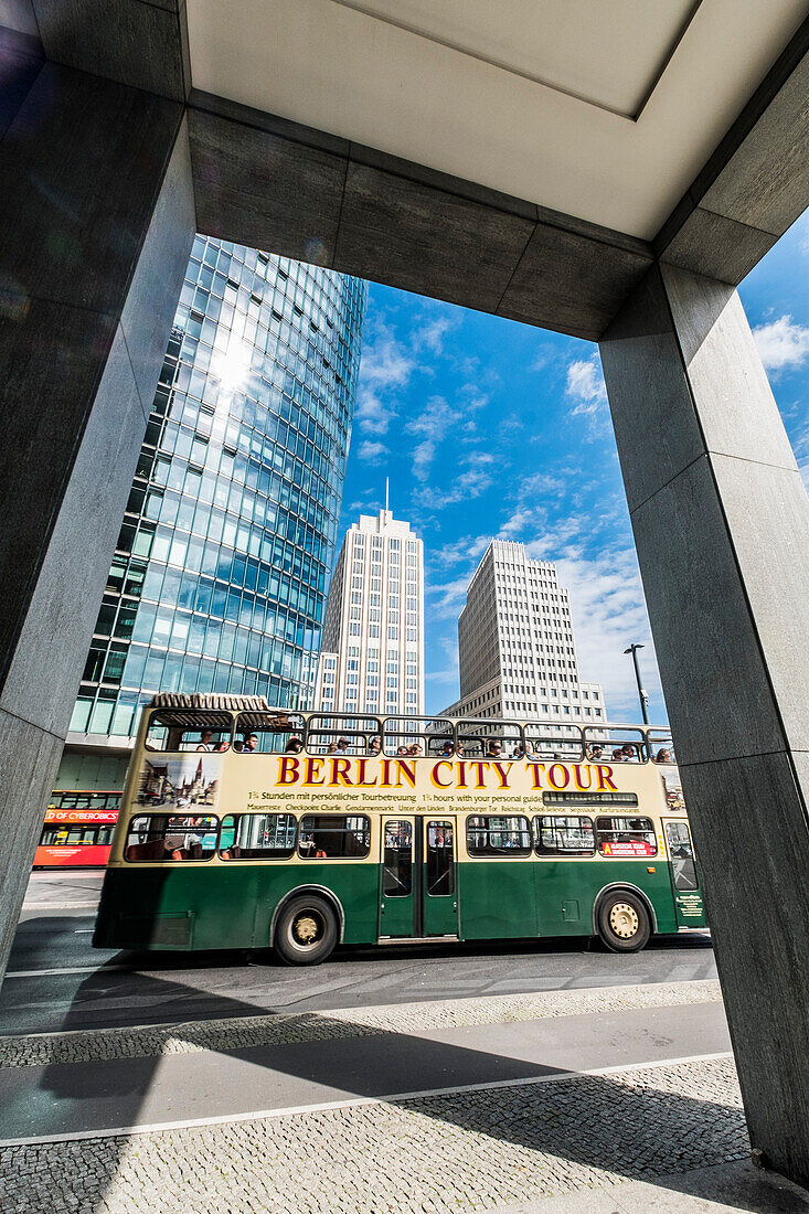 Berlin City Tour bus, Potsdamer Platz, Berlin, Germany