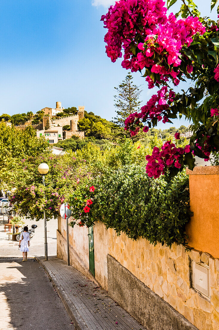 Streets of Capdepera, Mallorca, Balearic Islands, Spain