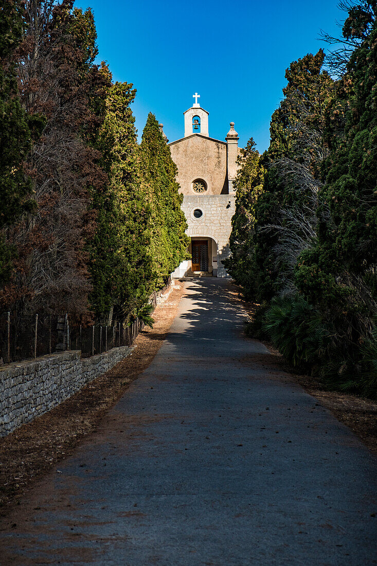Kirche Ermita de Betlem nähe Arta, Mallorca, Balearen, Spanien