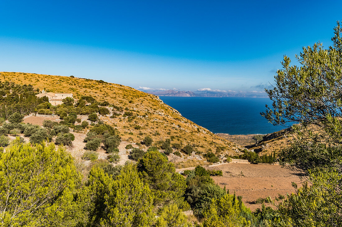 Berge und Steilküste bei Betlem und Arta, Mallorca, Balearen, Spanien