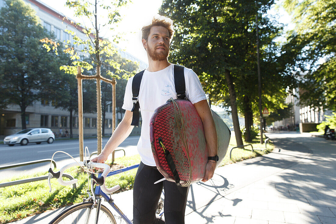 Surfer, München, Bayern, Deutschland