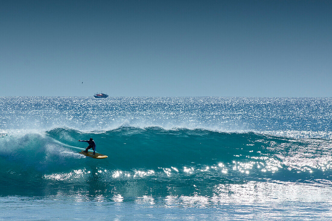 Surfer, Wellen Balangan Beach, Bali, Indonesien