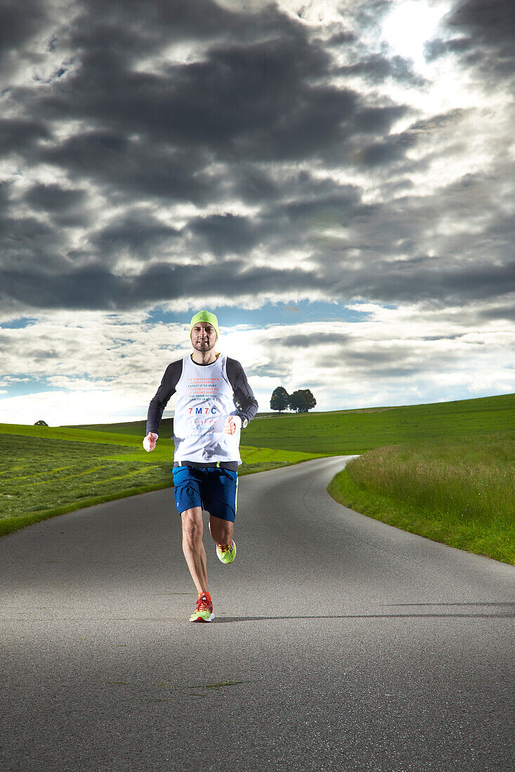 Paul Ramp, long distance runner, Otterfing, Bavaria, Germany 2016