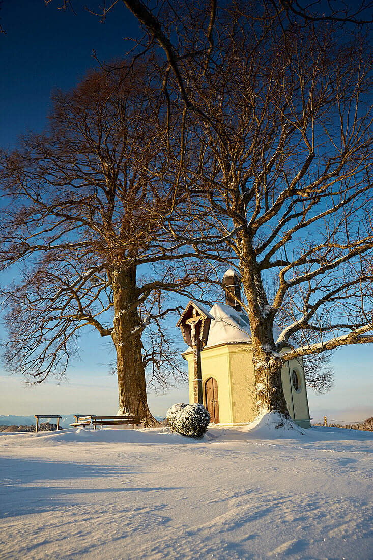 Maria Dank Chapel near Degerndorf, Muensing Bavaria, Germany