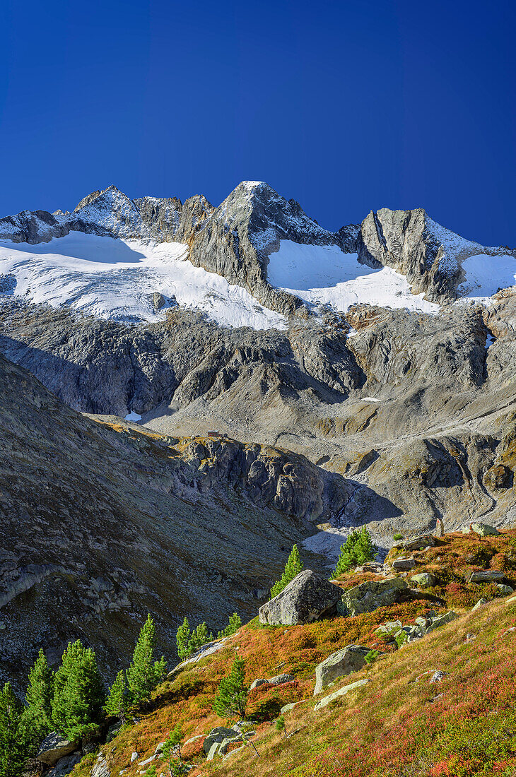 Reichenspitzgruppe, Rainbachtal, Naturpark Zillertaler Alpen, Dreiländertour, Zillertaler Alpen, Salzburg, Österreich