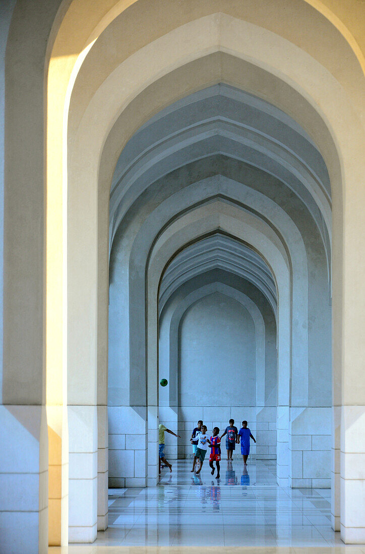 im Palastbezirk von Muscat, Oman