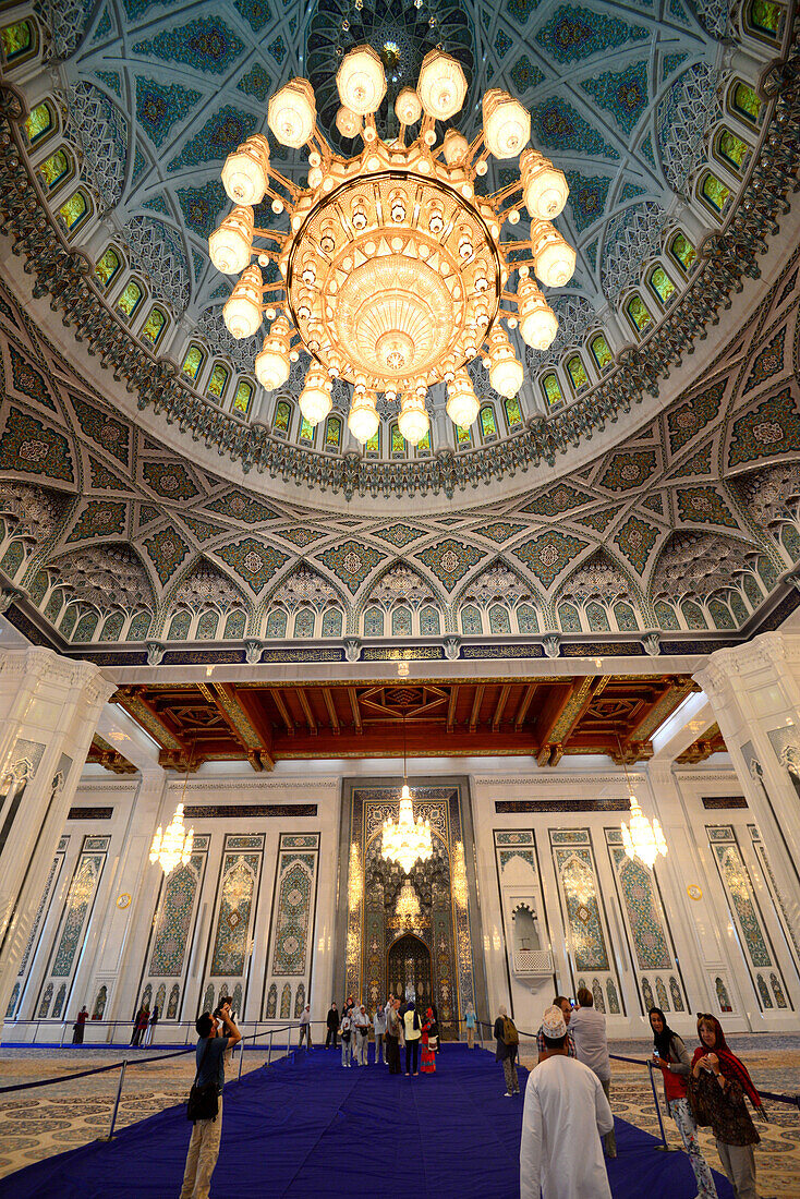 in der Grossen-Sultan-Quaboos-Moschee, Qurum, Capital Area Muscat, Oman