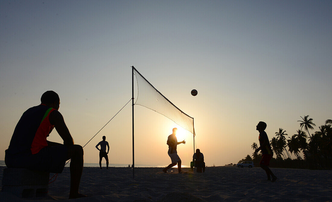 Sunset at a beach east of Salalah, Dhofar, south-Oman, Oman