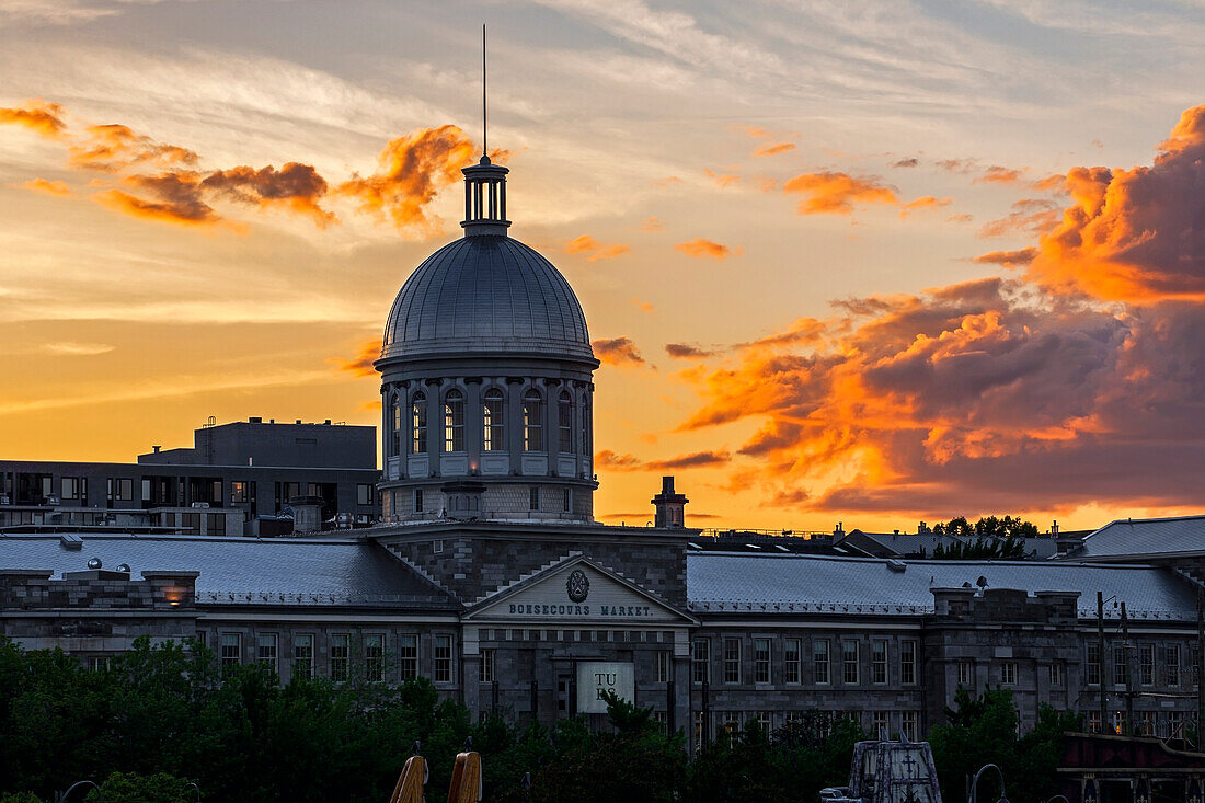 Bonsecours Market in old Montreal, Montreal, Quebec, Canada