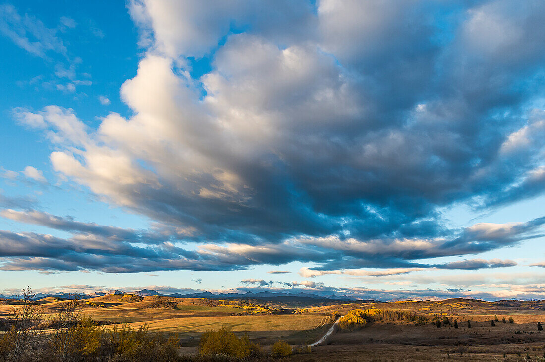 Big prairie sky, near Longview, Alberta, Canada