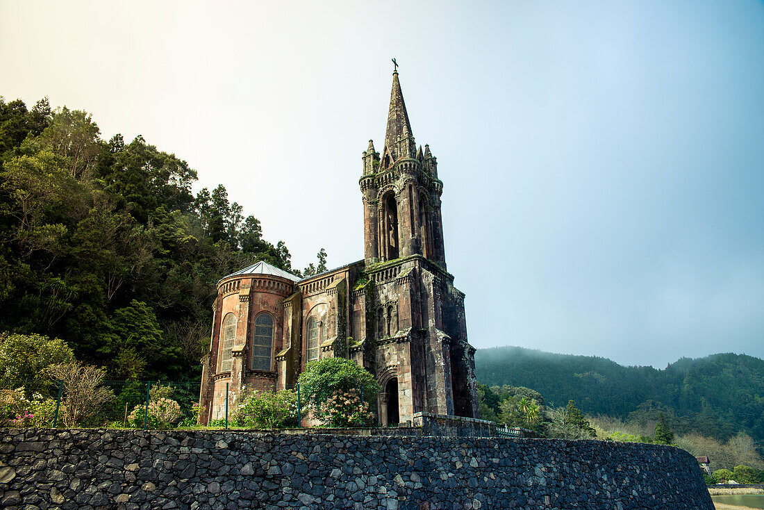 Chapel of Nossa Senhora das Vitorias, Lagoa das Furnas, Furnas, Sao Miguel, Azores, Portugal