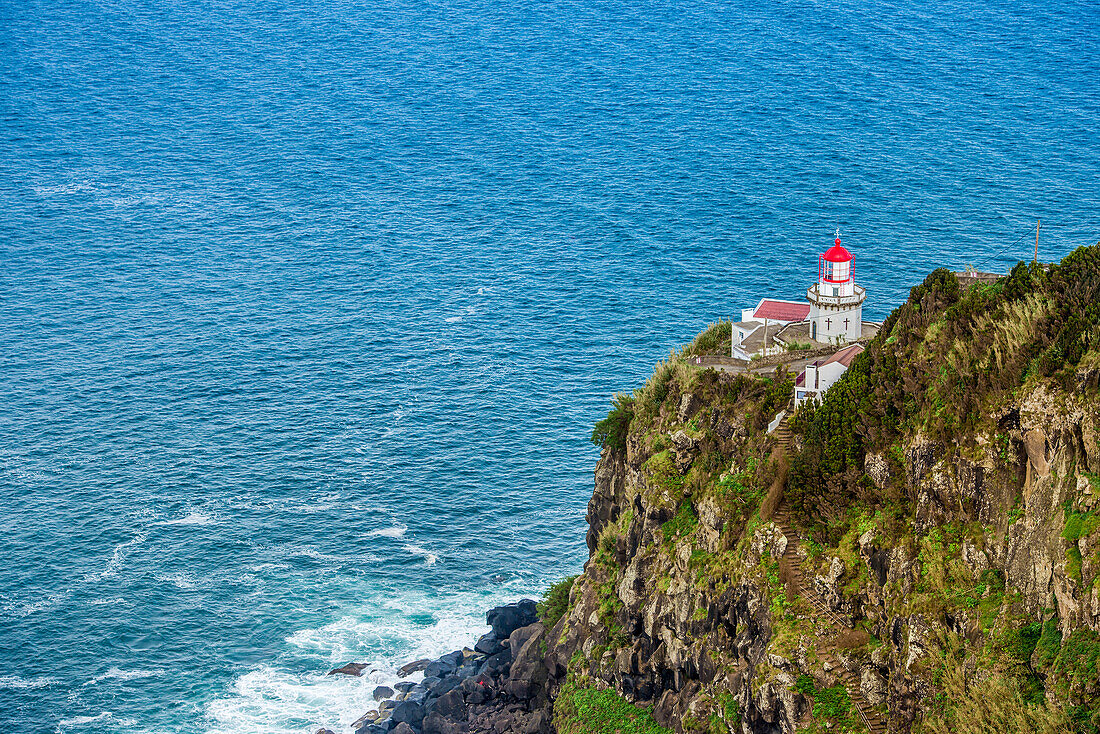 Ponta do Arnel lighthouse, Sao Miguel, Azores, Portugal