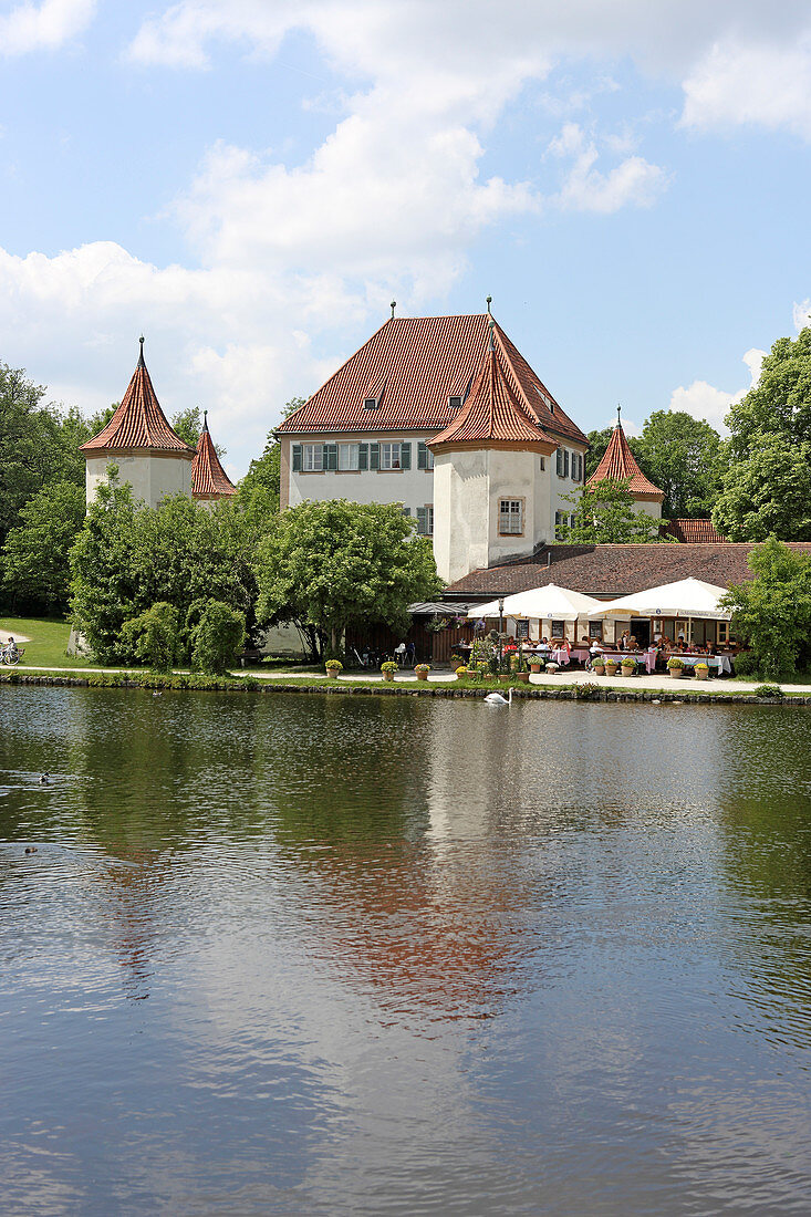 Blutenburg castle, Obermenzing, Munich, Bavaria, Germany