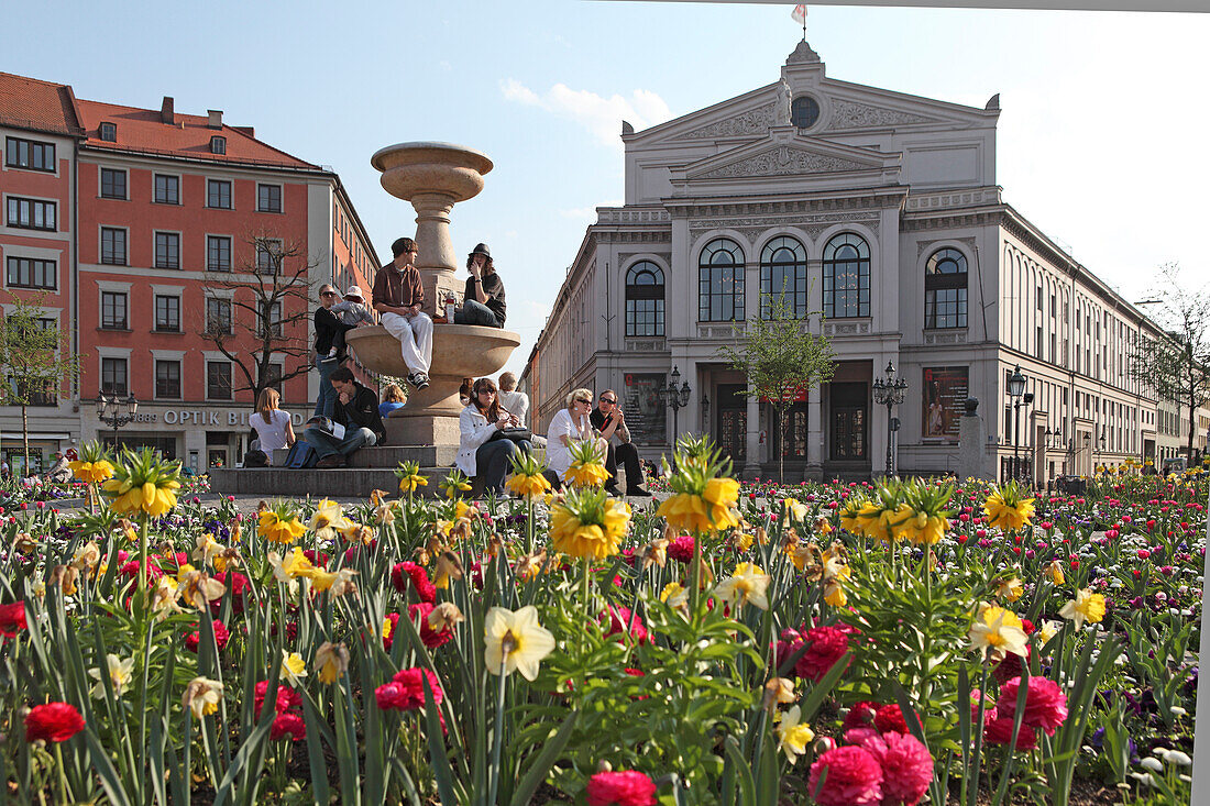 Gaertnerplatz and Gaertnerplatztheater, Munich, Bavaria, Germany