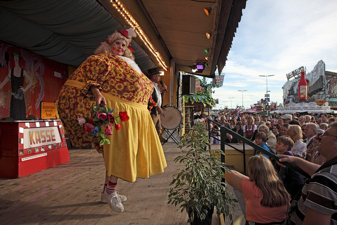 Original-Zauber-Spezialitäten-Theater Schichtl, Oktoberfest, München, Bayern, Deutschland