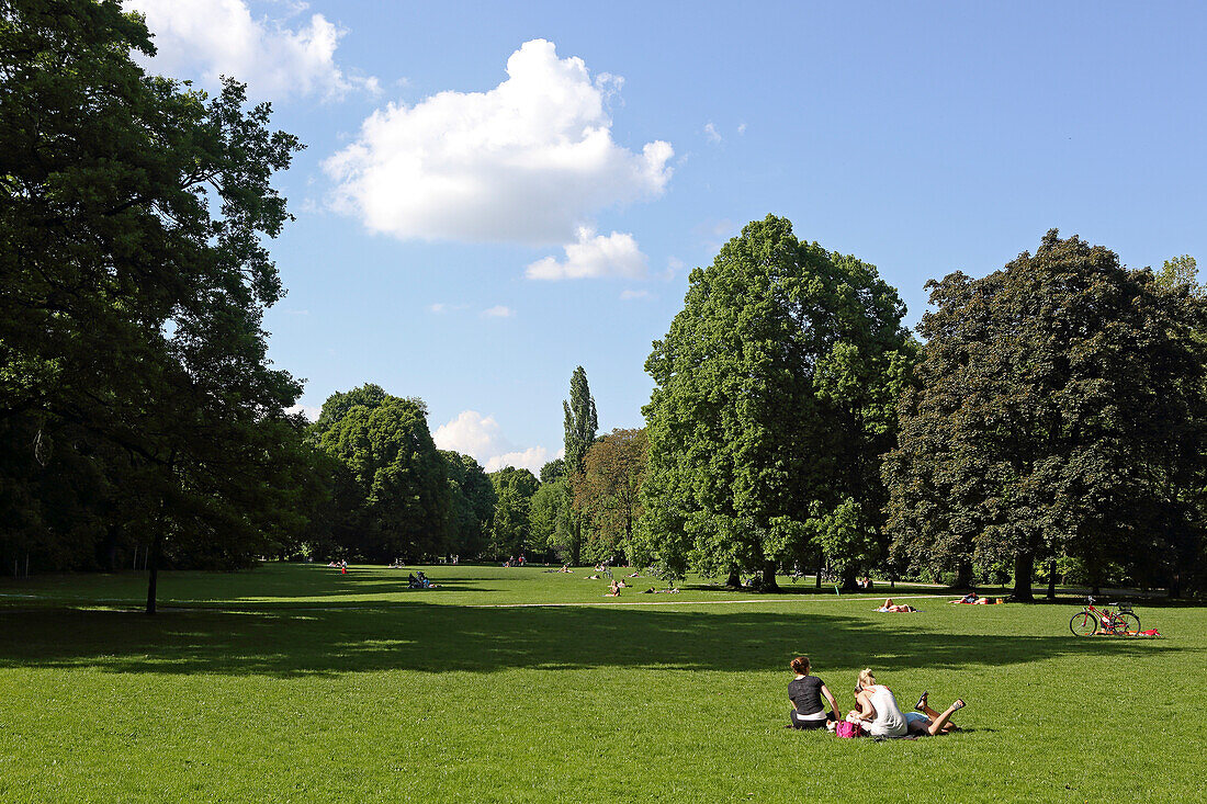 Luitpoldpark, Schwabing, München, Bayern, Deutschland