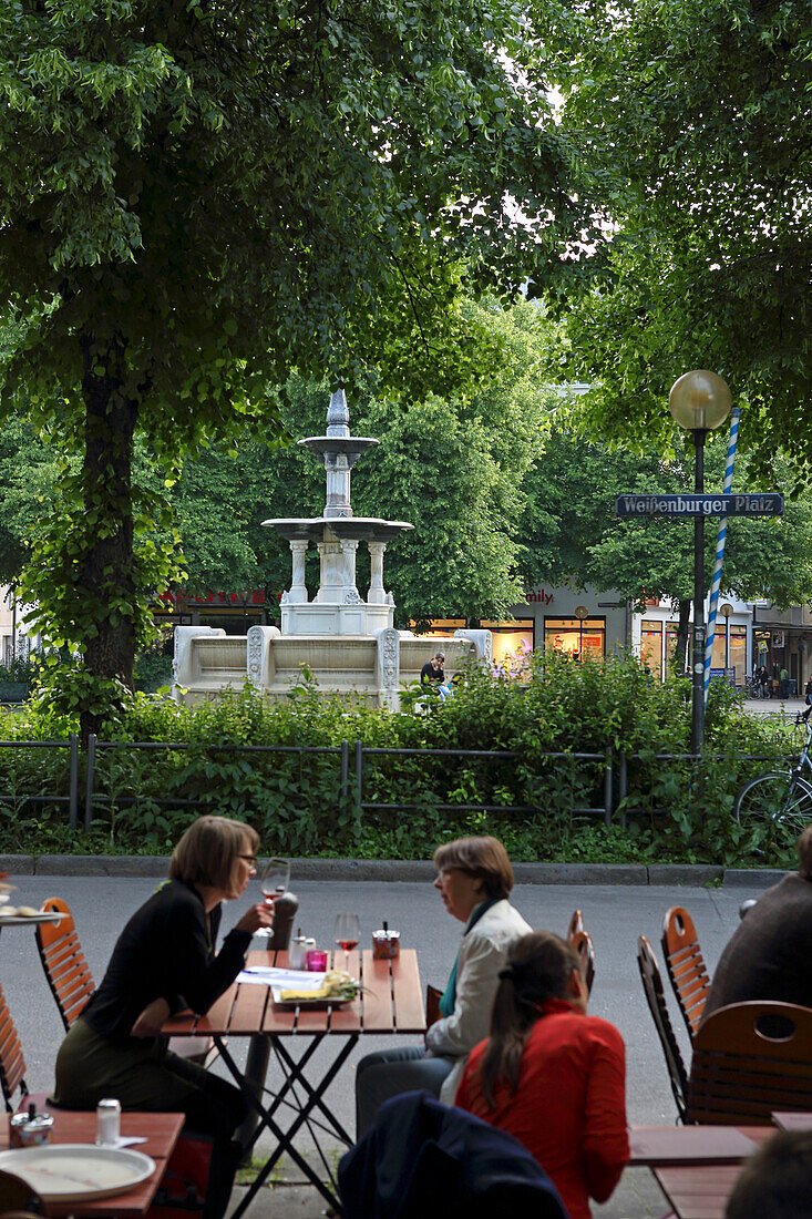 Weissenburger Platz, Haidhausen, Munich, Bavaria, Germany