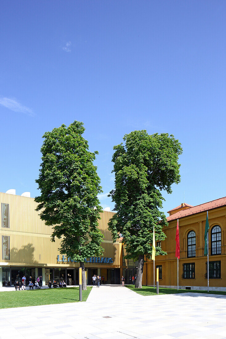 Eingang, Lenbachhaus, München, Bayern, Deutschland