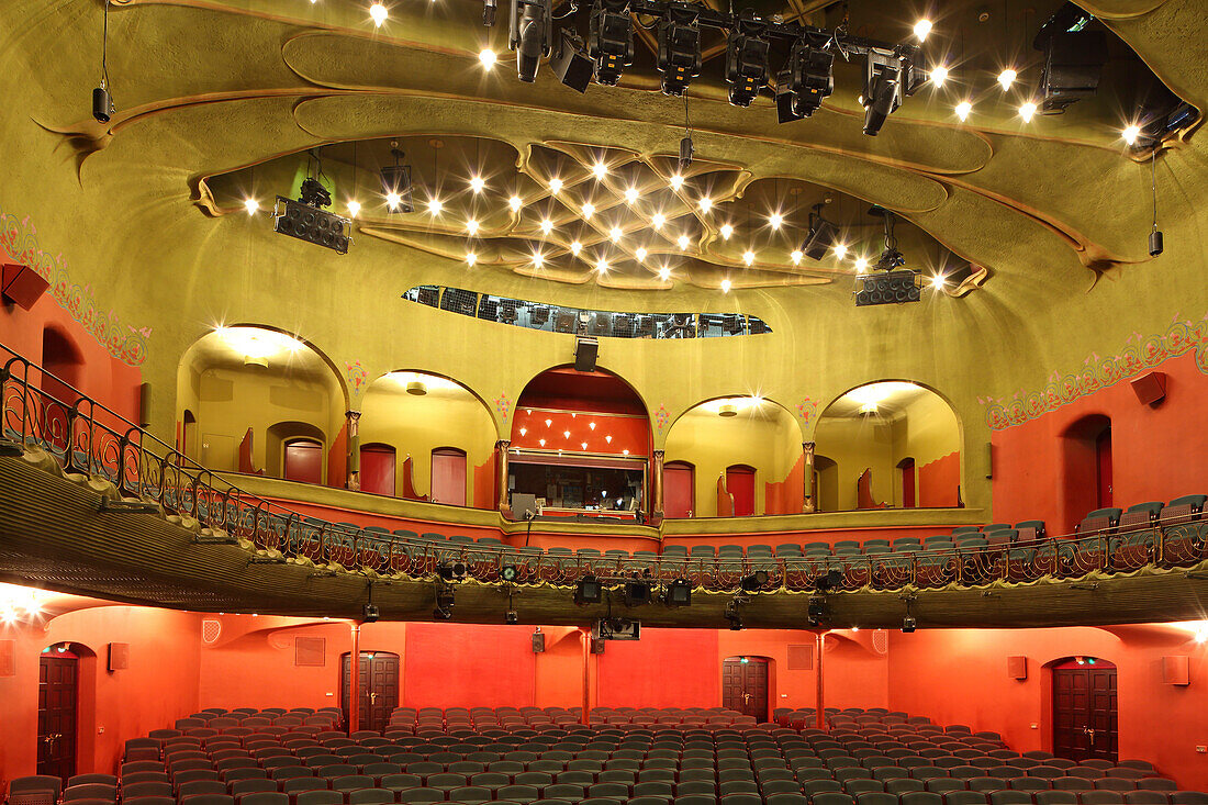 Auditorium of Muenchner Kammerspiele, Munich, Munich, Bavaria, Germany
