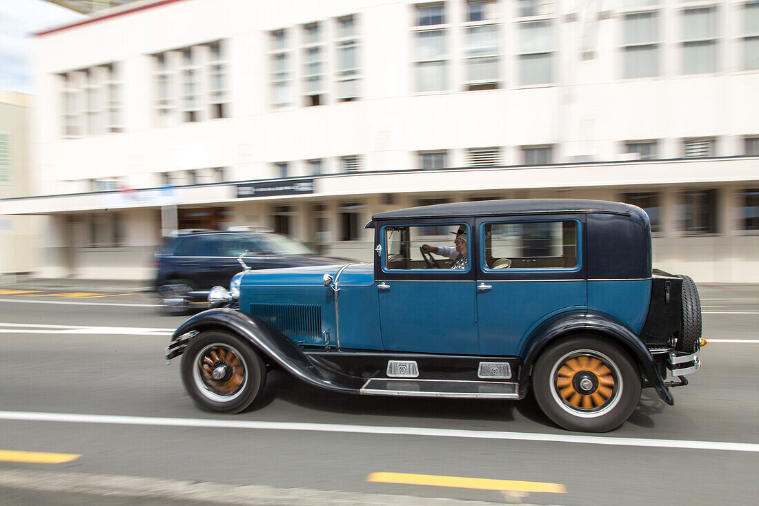 Art Deco Festival, vintage cars, Napier, Hawke's Bay, North Island, New Zealand