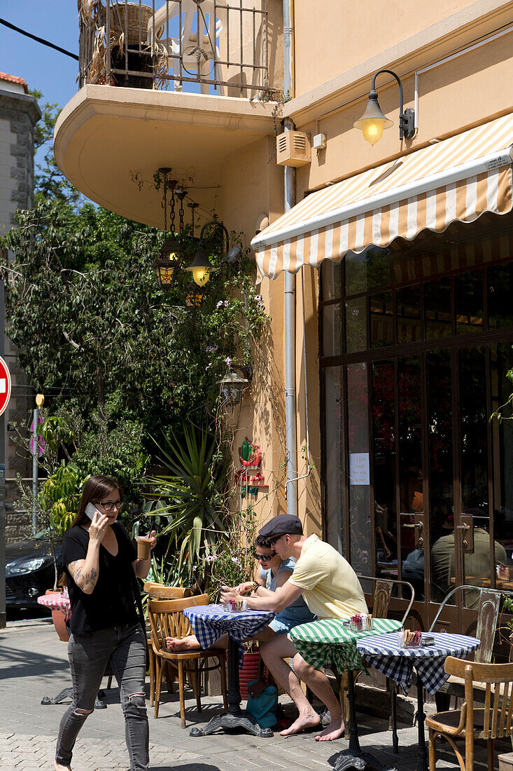 Trendy Neve Tzedek Nachbarschaft, Tel-Aviv, Israel