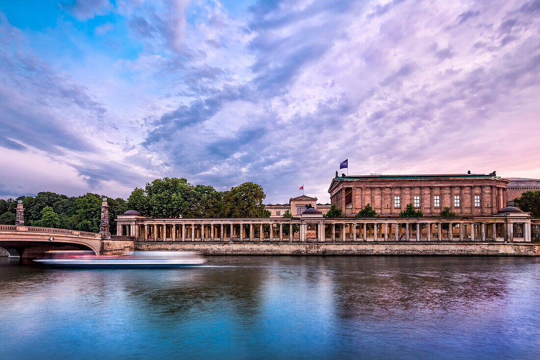River Spree and Alte Nationalgalerie, Museum Island, Berlin, Germany
