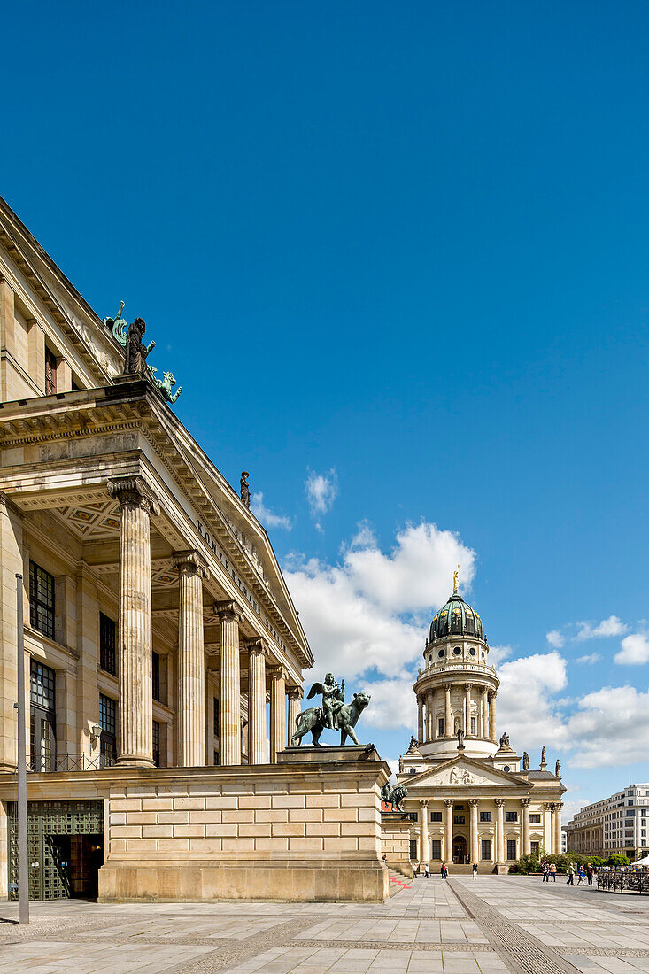 Konzerthaus und Deutscher Dom, Gendarmenmarkt, Mitte, Berlin, Deutschland