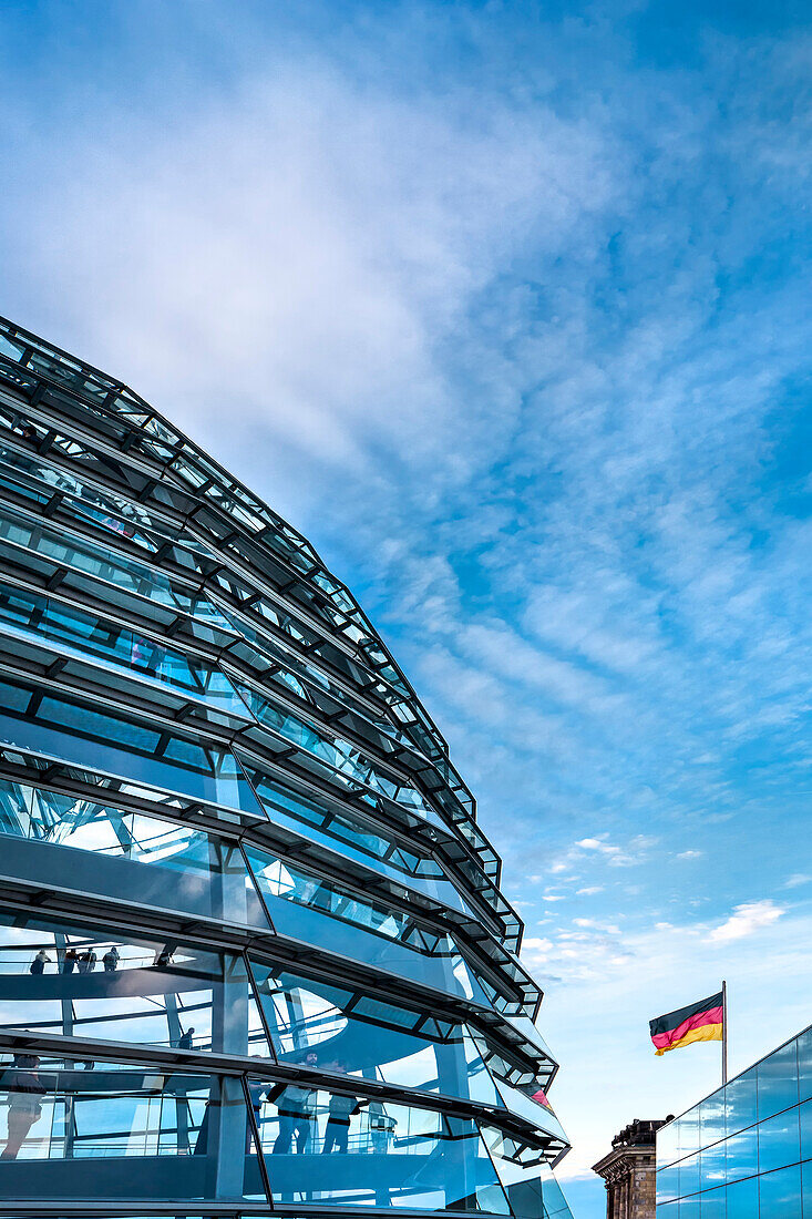 Reichstagskuppel, Reichstag, Mitte, Berlin, Deutschland