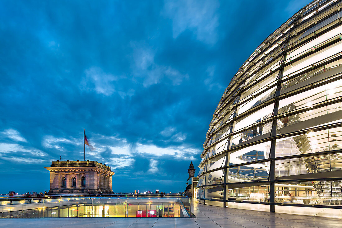 Dome of the Reichstag building, Berlin, Germany