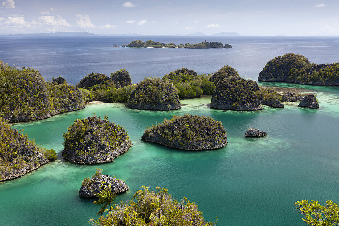 Scenic View of Penemu Island, Fam Islands, Raja Ampat, West Papua, Indonesia