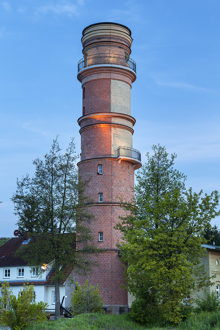 Alter Leuchtturm von Travemünde, Hansestadt Lübeck, Ostseeküste, Schleswig-Holstein, Norddeutschland, Deutschland, Europa
