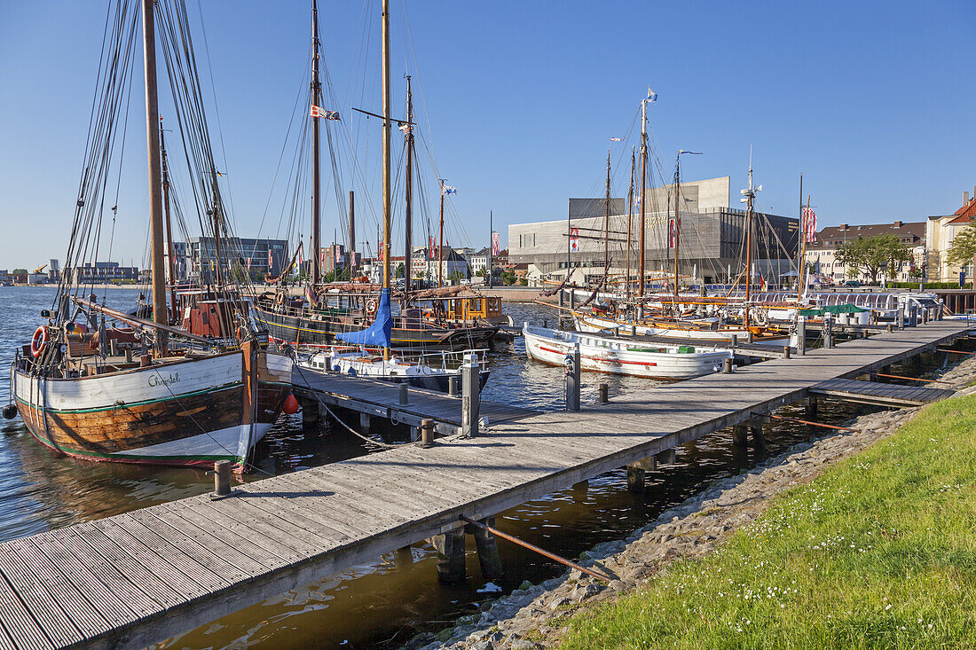 Old harbour in Bremerhaven, Hanseatic City Bremen, Northern Germany, Germany, Europe