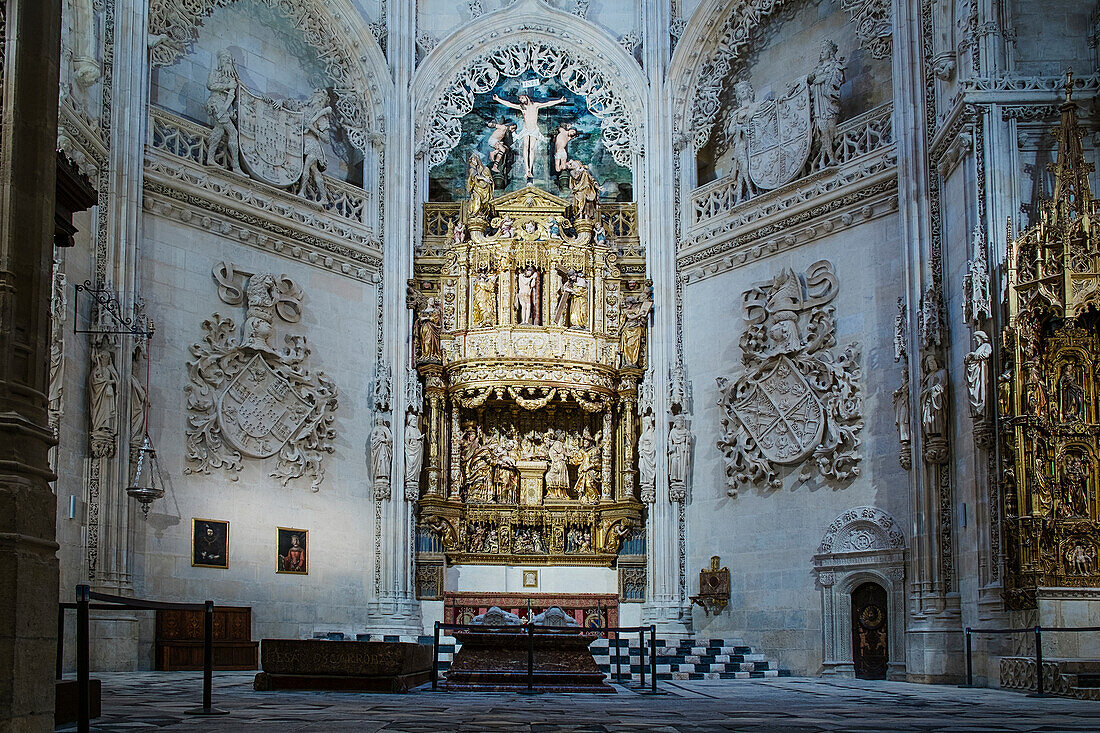 The Chapel of Purification (The Chapel of the Condestables), Burgos Cathedral, UNESCO World Heritage Site, Burgos, Castile and Leon, Spain, Europe