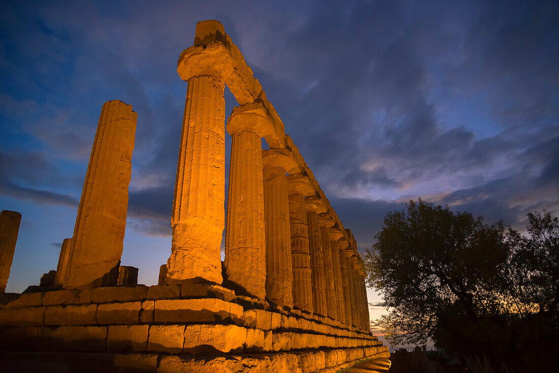 Tempel von Juno, Tal der Tempel, Agrigent, UNESCO Weltkulturerbe, Sizilien, Italien, Europa