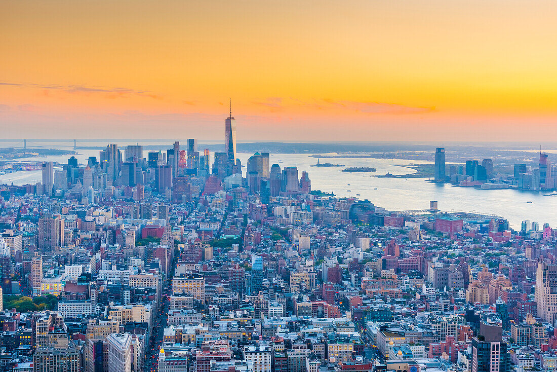 Manhattan, Lower Manhattan and Downtown, World Trade Center, Freedom Tower, New York, United States of America, North America