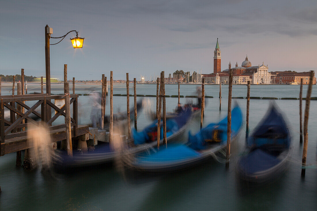 View to San Giorgio Maggiore, Venice, UNESCO World Heritage Site, Veneto, Italy, Europe