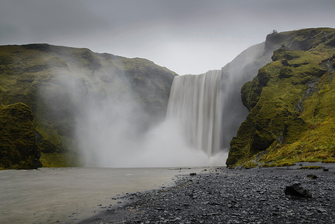 Skogafoss waterfall, Iceland, Polar Regions