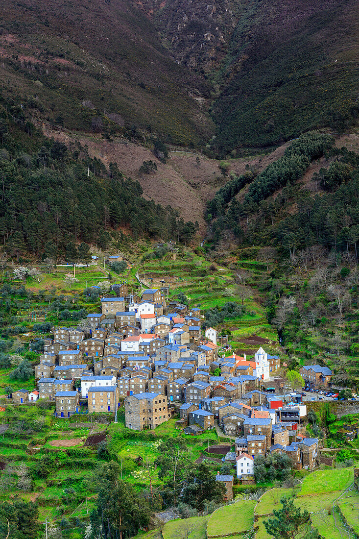 Piodao village, Serra da Estrela, Coimbra District, Portugal, Europe