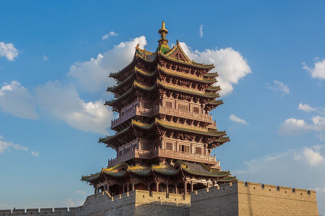 China, Provinz Shanxi, Datong Stadt, Alte Stadtmauer.