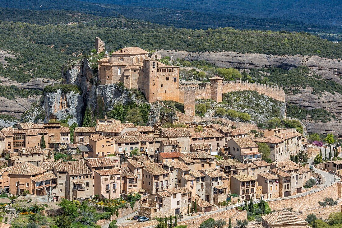 Spain, Huesca Province, Alquezar City, Santa Maria Colegiata.