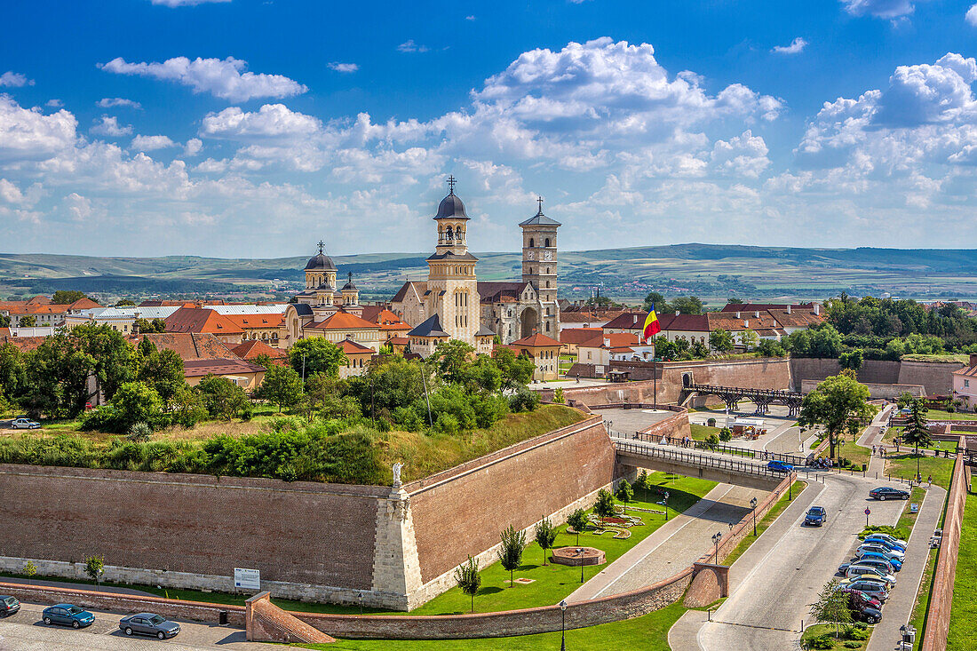 Rumänien, Alba Julia Stadt, Alba Julia Zitadelle, Reintregirii Neamului Kathedrale.